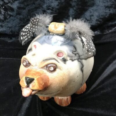Alsen Raku Pottery - Bear 1000